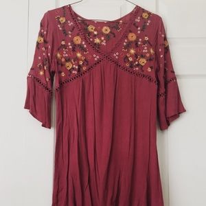 Umgee embroidered tunic/dress